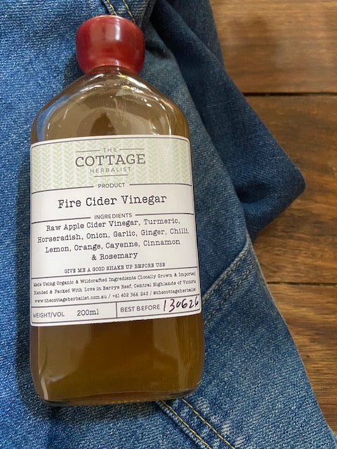 The Cottage Herbalist Fire Cider Vinegar 200ml