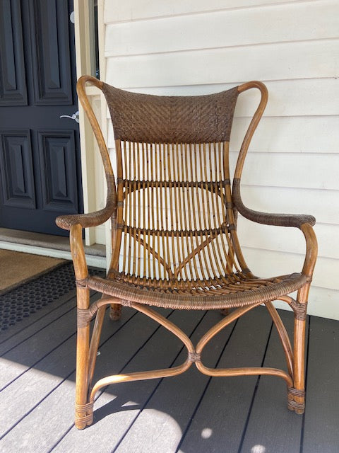 Cane verandah chairs sale