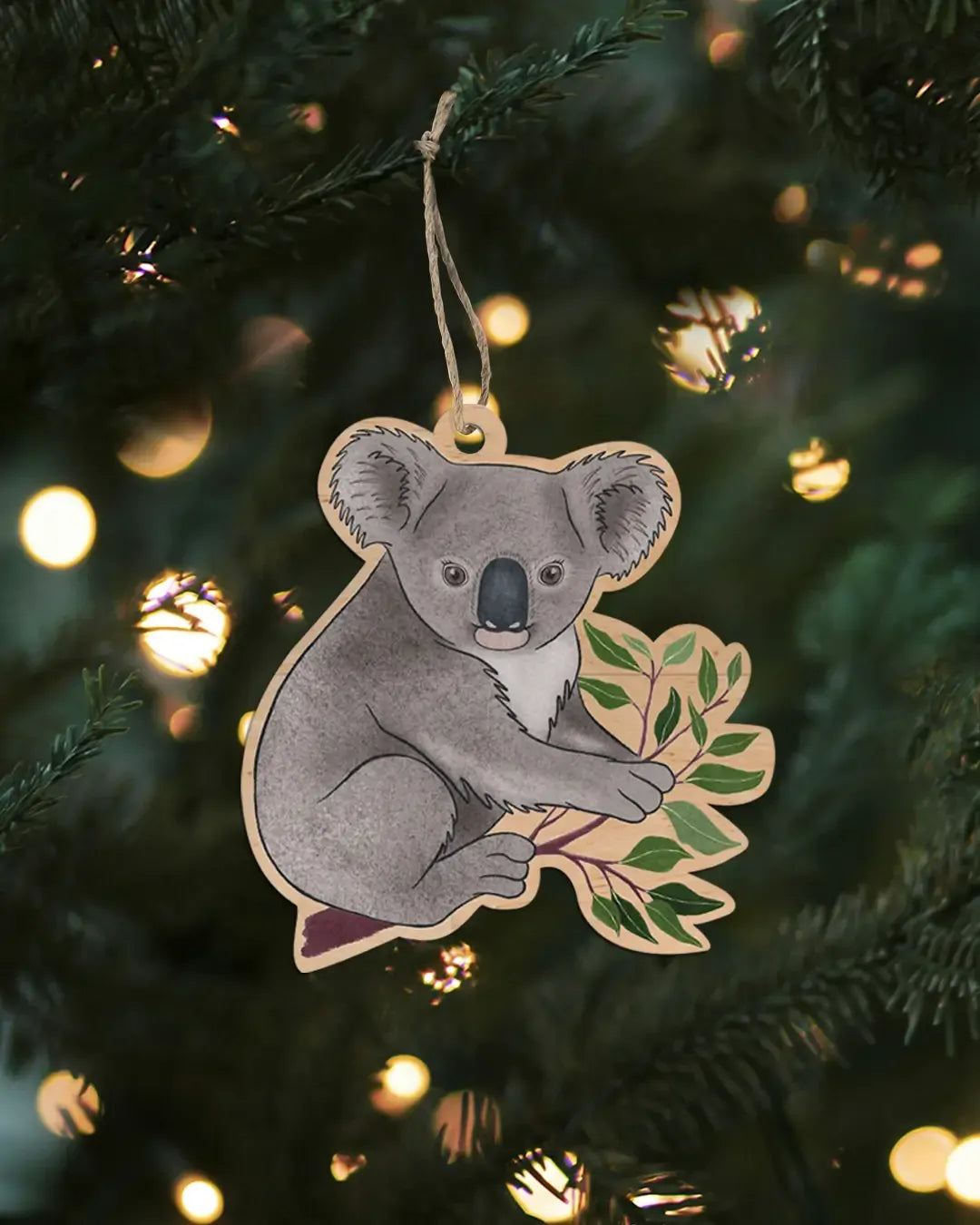 Earth Greetings Australian Animals Wooden Decoration