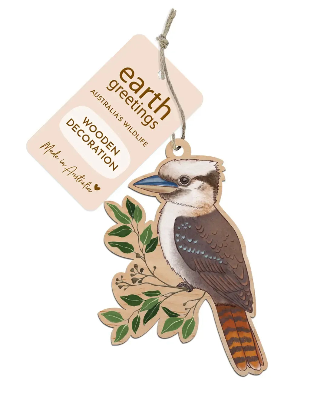 Earth Greetings Australian Animals Wooden Decoration