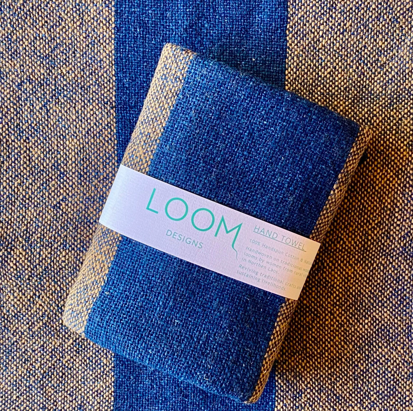 Loom Designs Natural Cotton Hand Towel