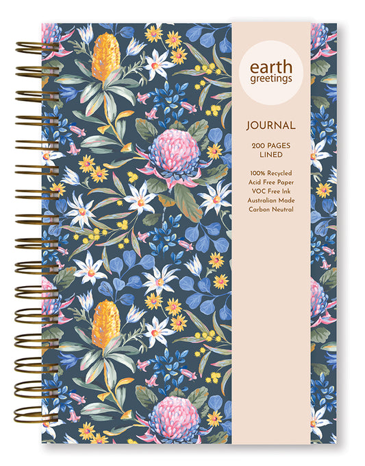 Earth Greetings Jayne Branchflower Bushwalk A5 Lined Journal