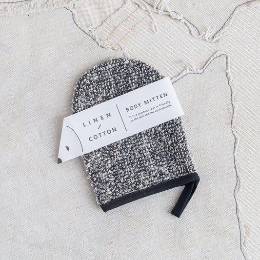 Kiyoi Japanese Linen & Cotton Body Mitten