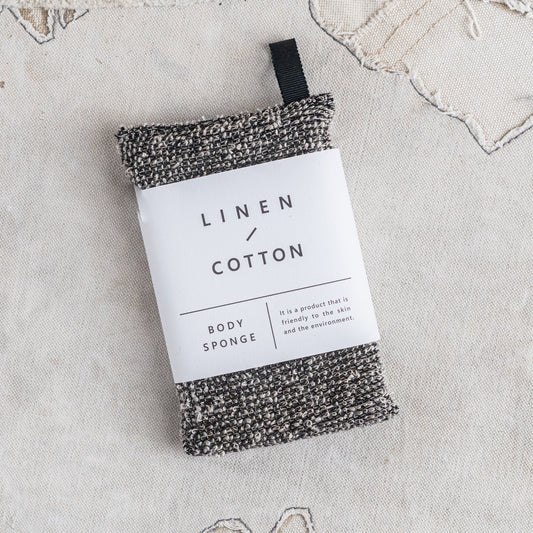Kiyoi Japanese Linen & Cotton Body Sponge