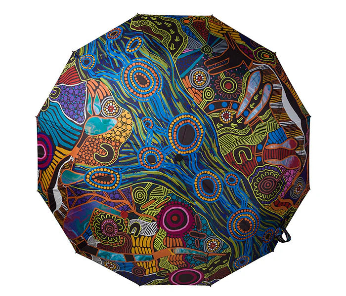 Indigenous Artists Folding Umbrella