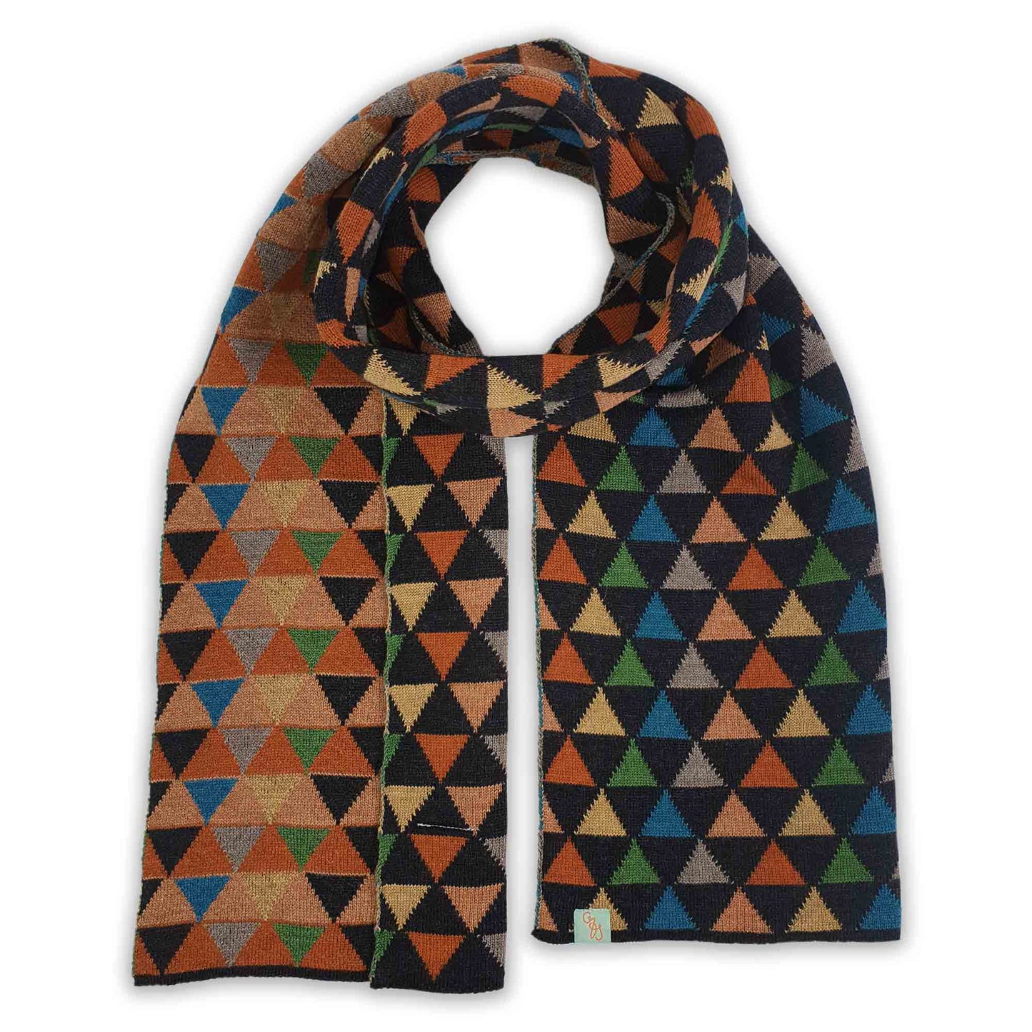 Otto & Spike Kaleidoscope Extra Fine Merino Wool Scarf