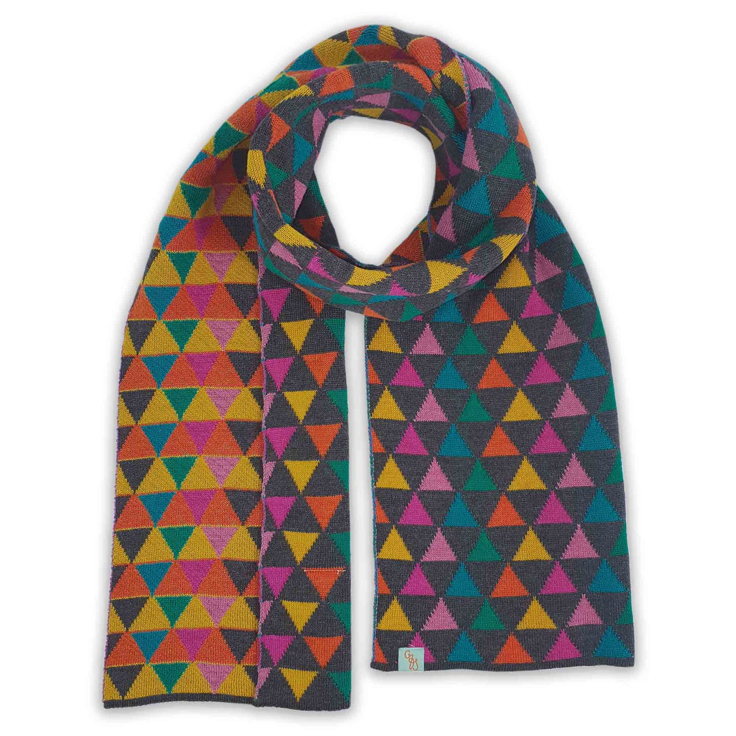 Otto & Spike Kaleidoscope Extra Fine Merino Wool Scarf