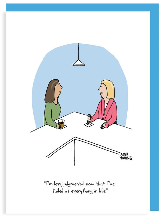 The New Yorker Less Judgmental Now Greeting Card