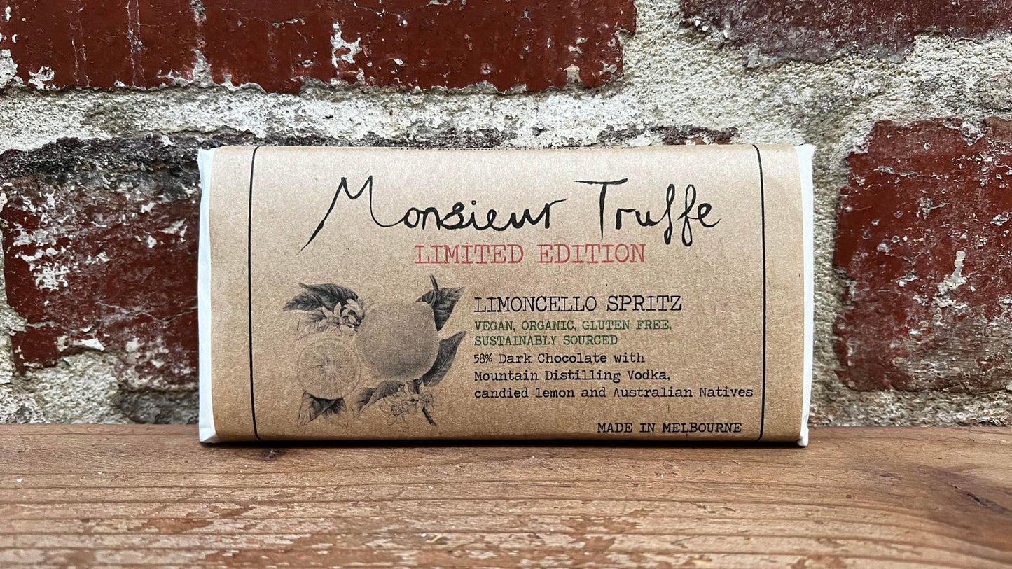 Monsieur Truffe 55% Dark Chocolate Limited Edition Limoncello Mojito