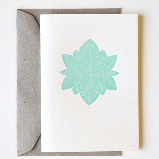 The Little Press Lotus Flower Greeting Card