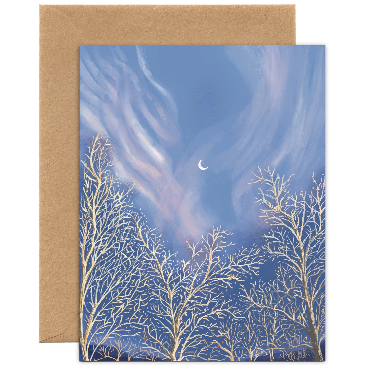 Tiny & Snail May Angels Watch Over You Greeting Card