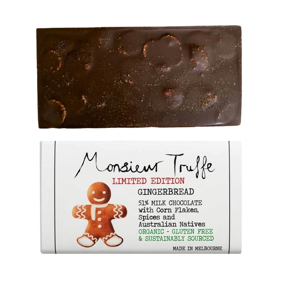 Monsieur Truffe 51% Milk Chocolate Limited Edition Gingerbread