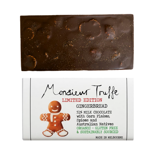 Monsieur Truffe 51% Milk Chocolate Limited Edition Gingerbread