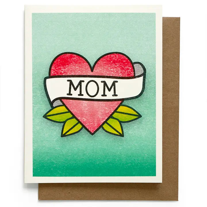 Smarty Pants Paper Company Mom Tattoo Greeting Card