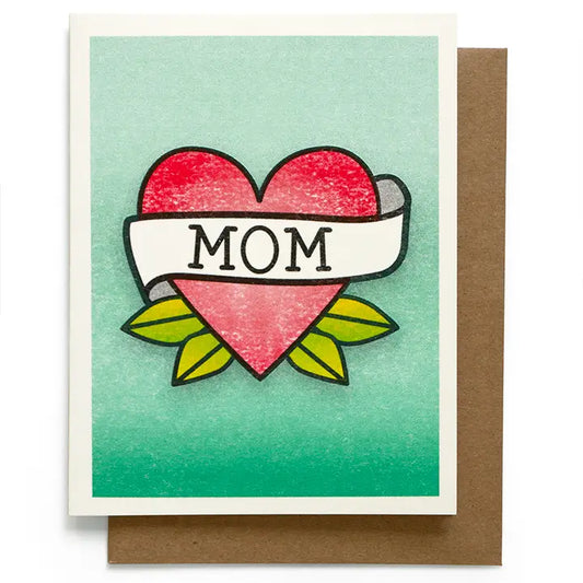 Smarty Pants Paper Company Mom Tattoo Greeting Card