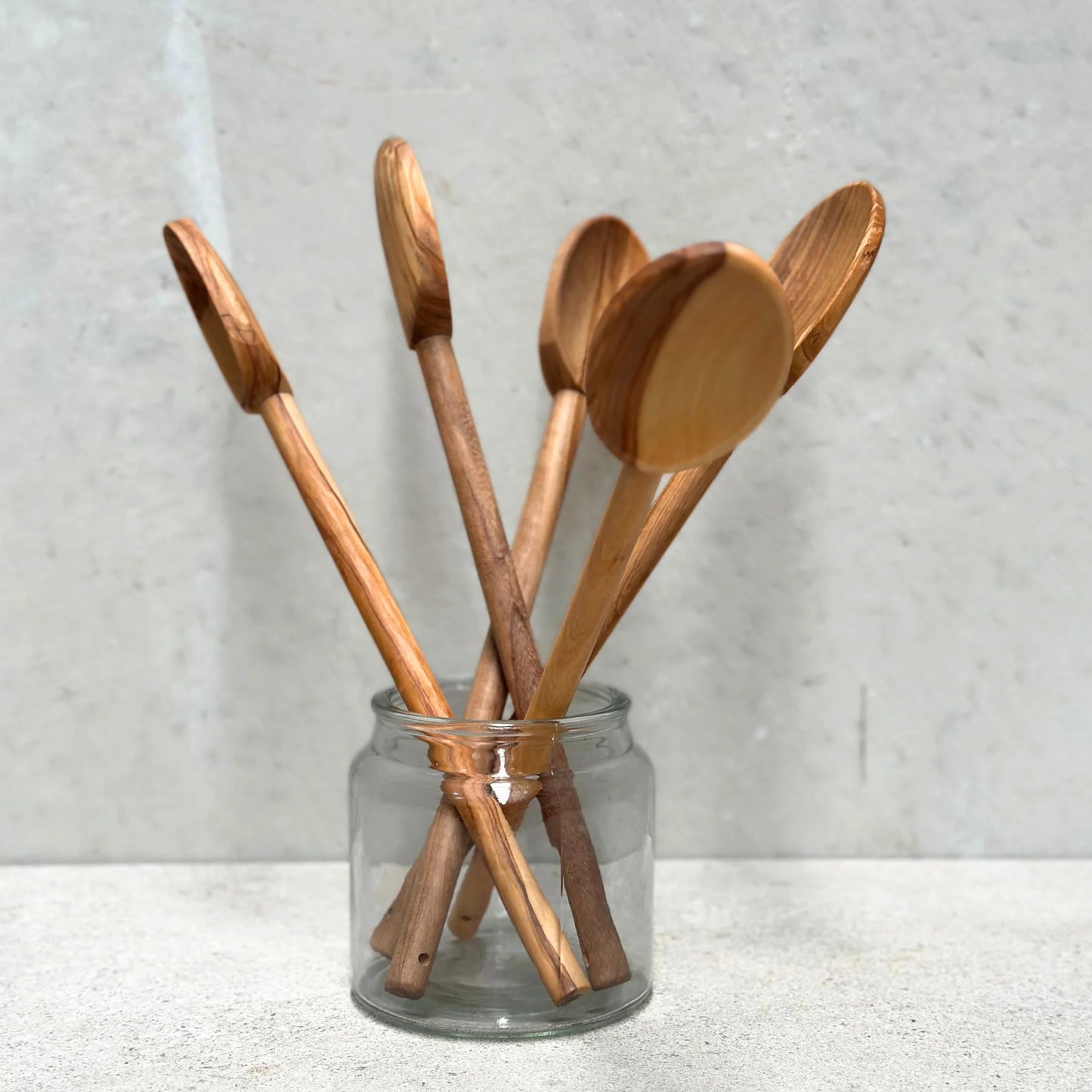 Olive Wood Serving Spoon 30cm