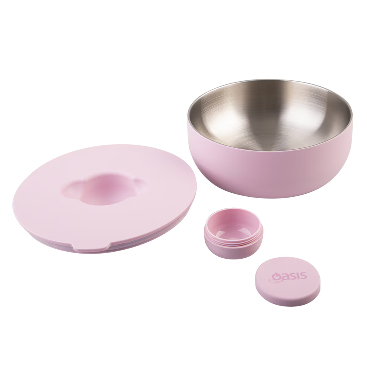 Oasis Double Wall Insulated Stainless Steel FreshNGo Lunch Bowl 950ml Capacity