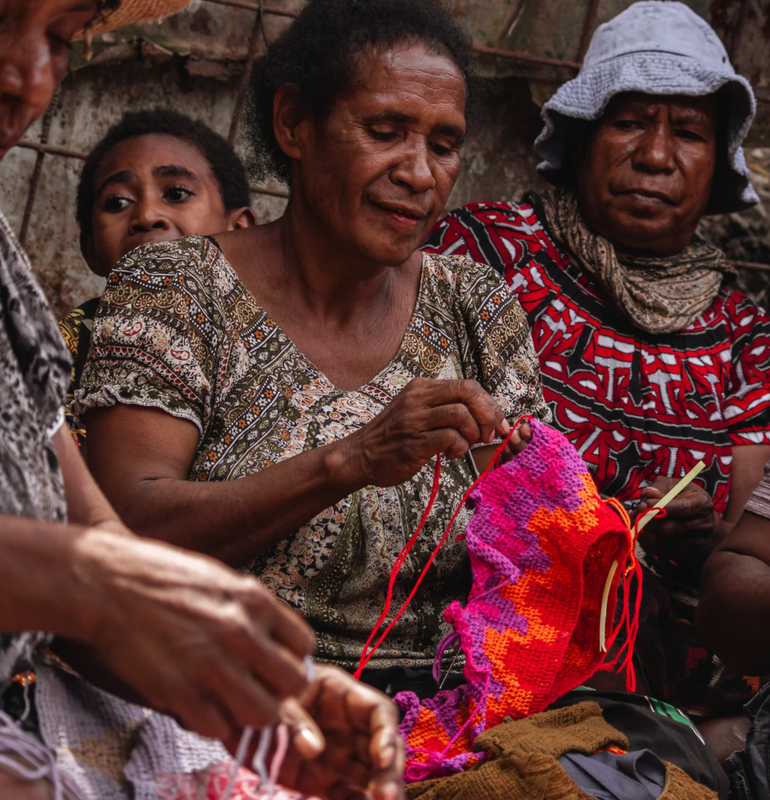 Project Two Mile Fringed Bilum Bag