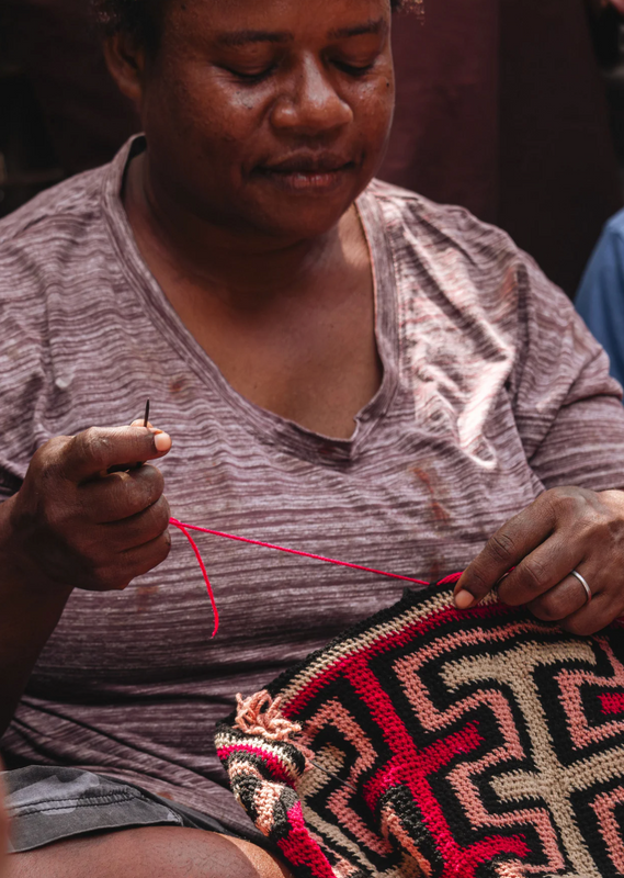 Project Two Mile Fringed Bilum Bag