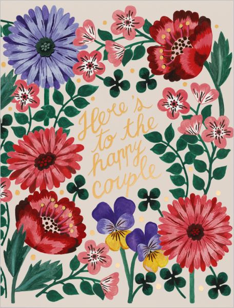 Blooming Couple Greeting Card
