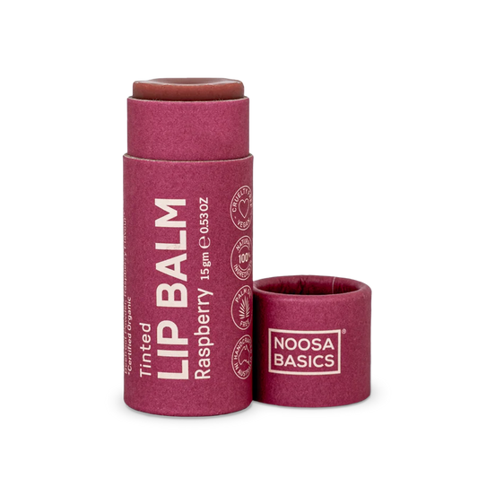 Noosa Basics Organic Lip Balm with Raspberry