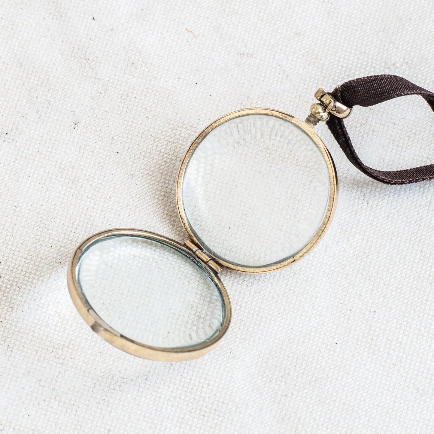 Round Rock Crystal Locket by Sonoma State Jewellery