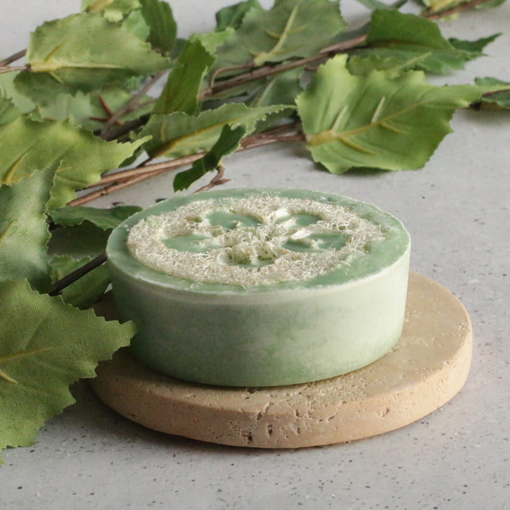 Washpool Supply Co. Rosemary Double Mint Loofah Soap