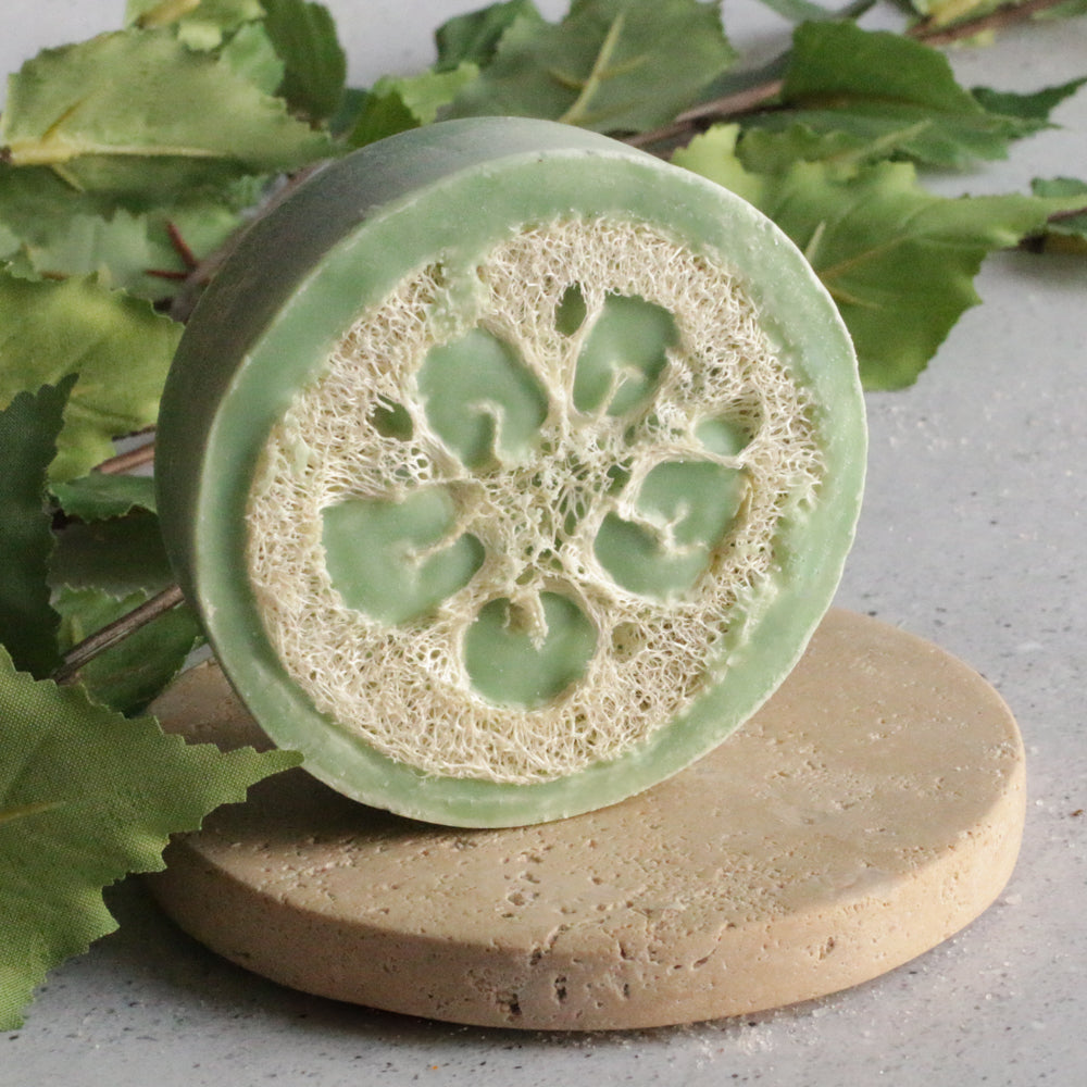 Washpool Supply Co. Rosemary Double Mint Loofah Soap