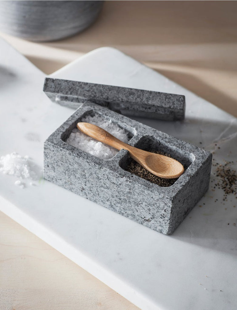 Granite Salt & Pepper Pinch Pot