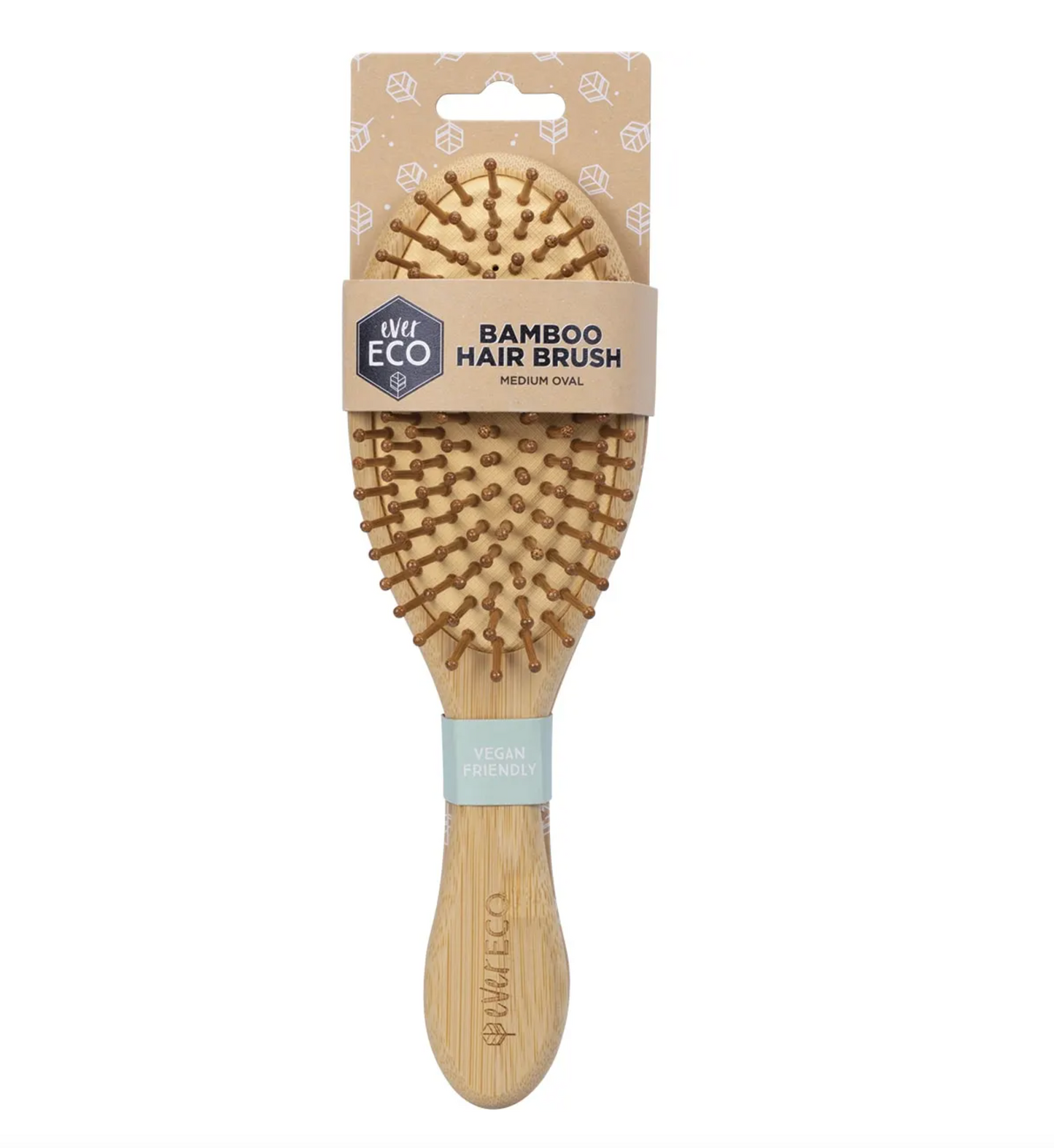 Ever Eco Bamboo Medium Oval Hair Brush