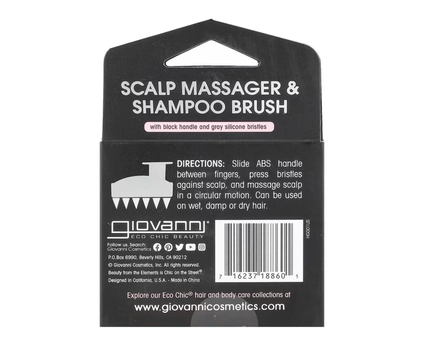Giovanni Scalp Massage & Detangler Brush