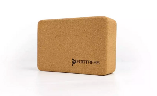 Fortress Cork Yoga Stretching Block