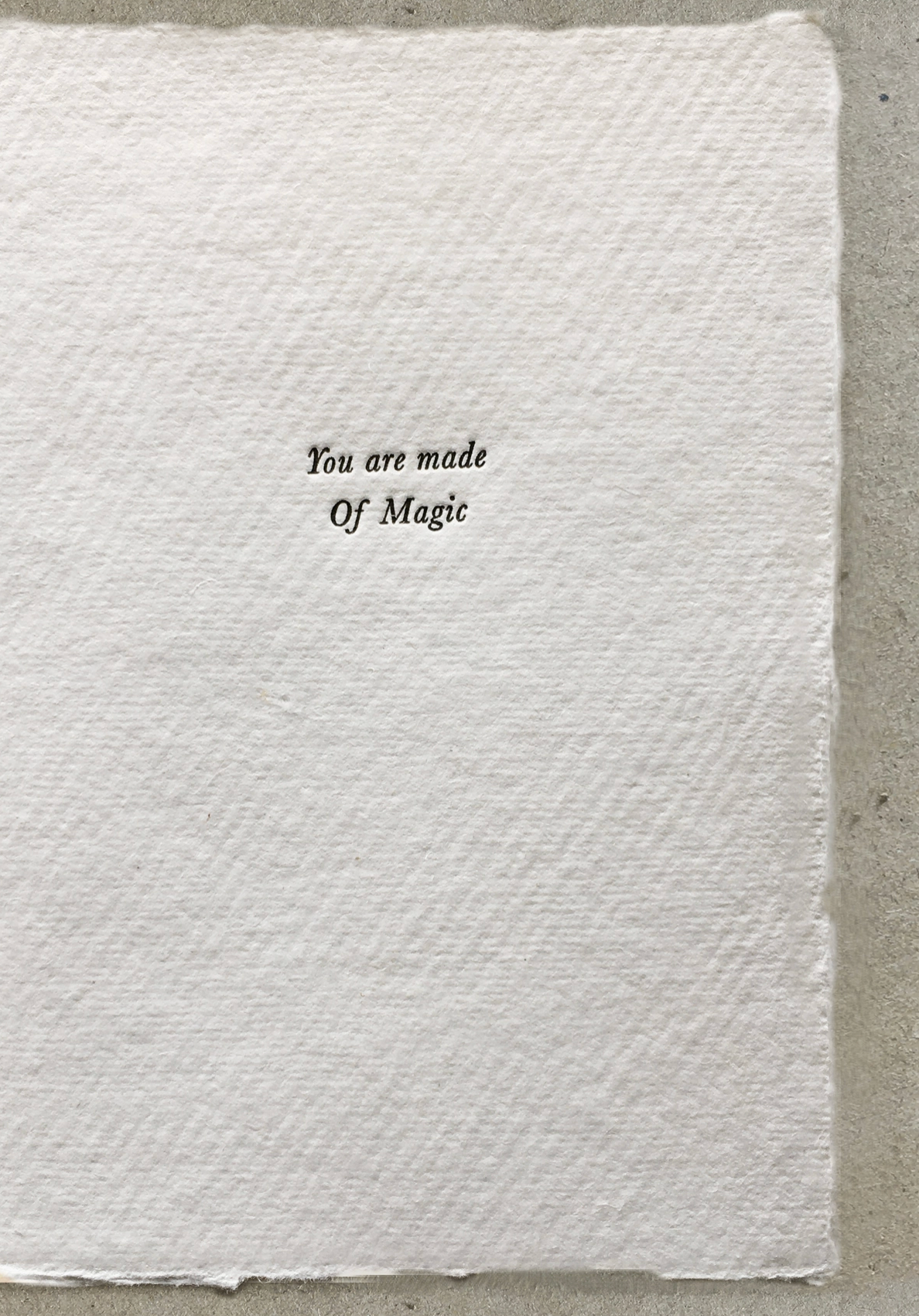 The Little Press You Are Made Of Magic Greeting Card