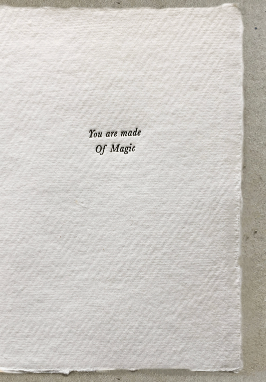The Little Press You Are Made Of Magic Greeting Card