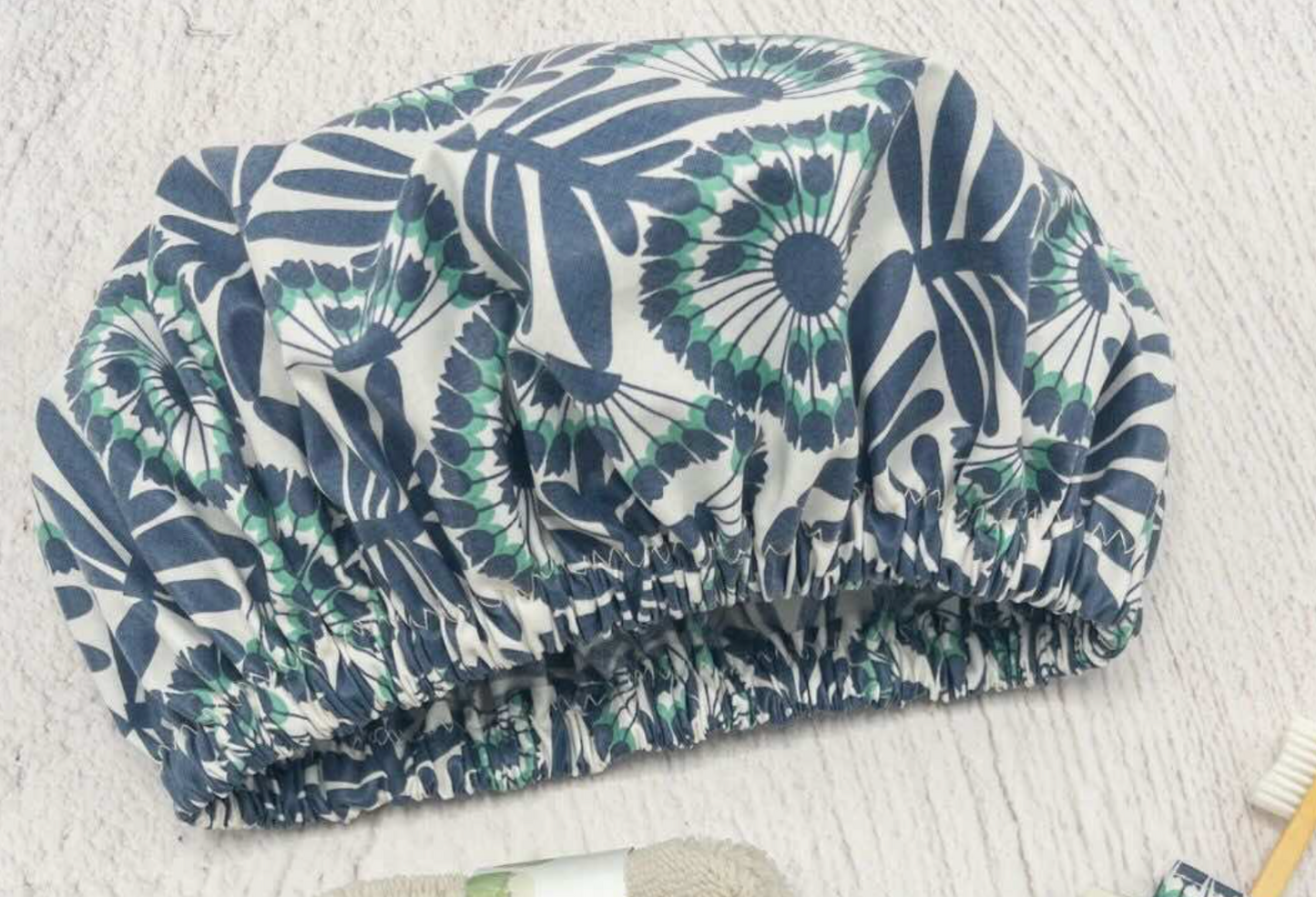 Laminated Cotton Adult Shower Cap