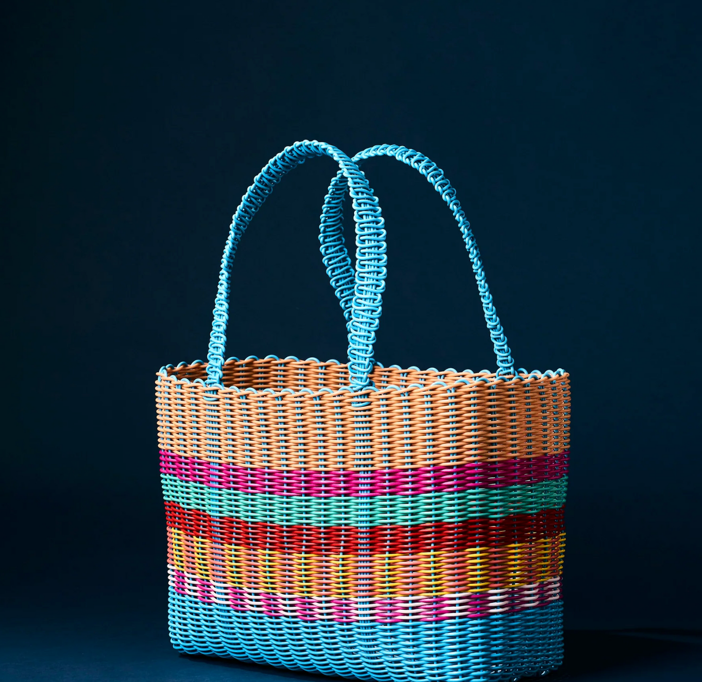 Pali Mira Project - Hand Woven Baskets - Stripe