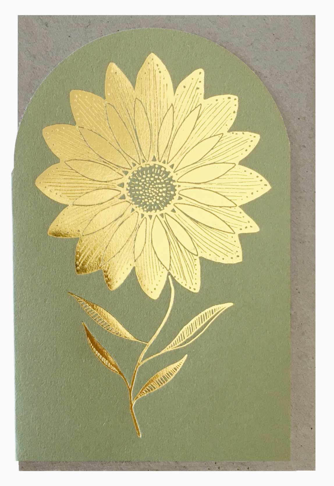 The Little Press Embossed Sunflower Greeting Card