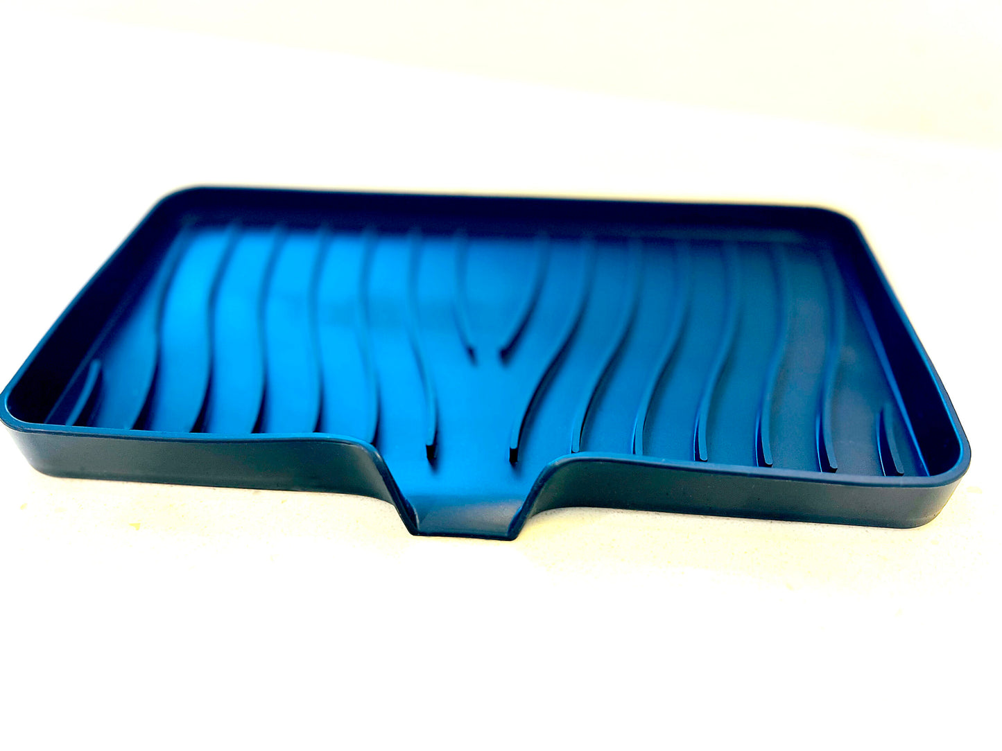 Black Silicon Soap & Sponge Tray