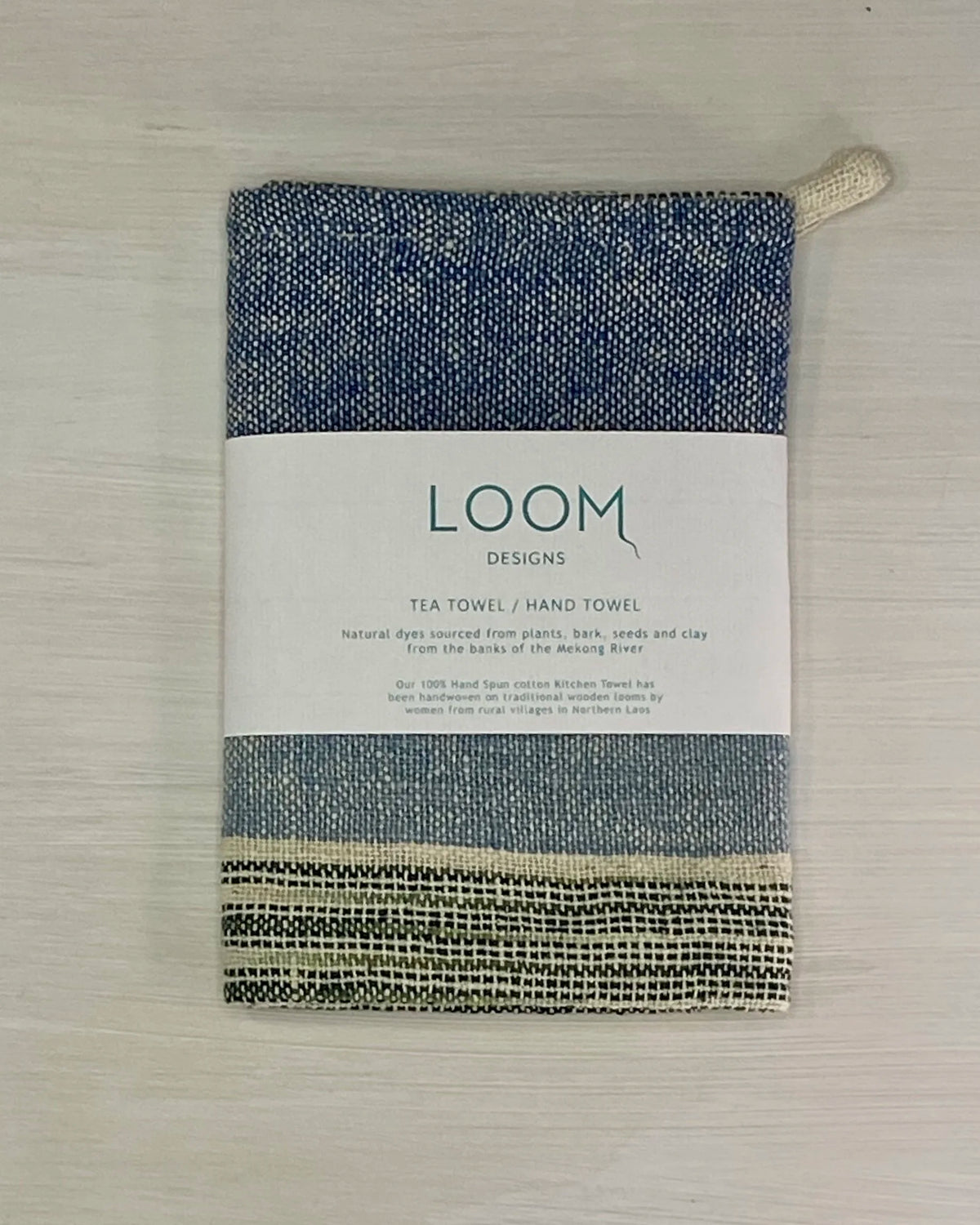 Loom Designs Organic Hand Loomed Cotton Tea Towel
