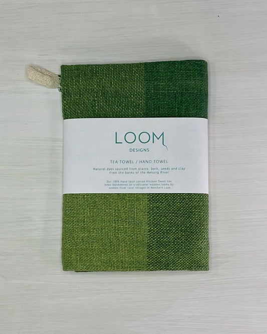 Loom Designs Organic Hand Loomed Cotton Tea Towel