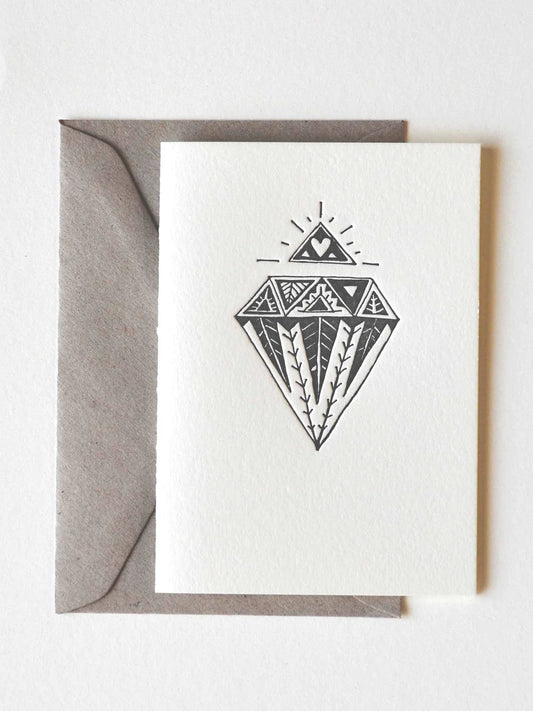 The Little Press Tribal Diamond Greeting Card