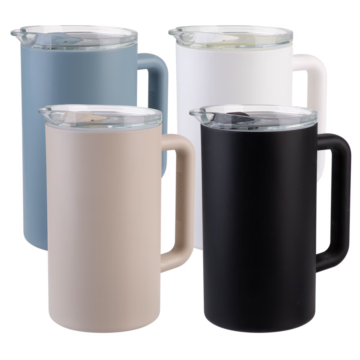 Oasis Ceramic Lined Triple Wall Insulated Stainless Steel Water Pitcher 1.5 Litre Capacity