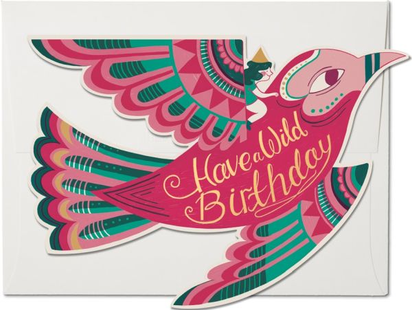 Wild Birthday Bird Greeting Card
