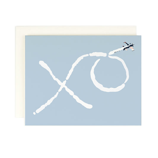 XO Skywriter Greeting Card