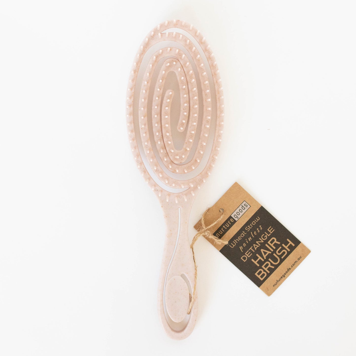 Wheat Straw Spiral Detangling Hair Brush