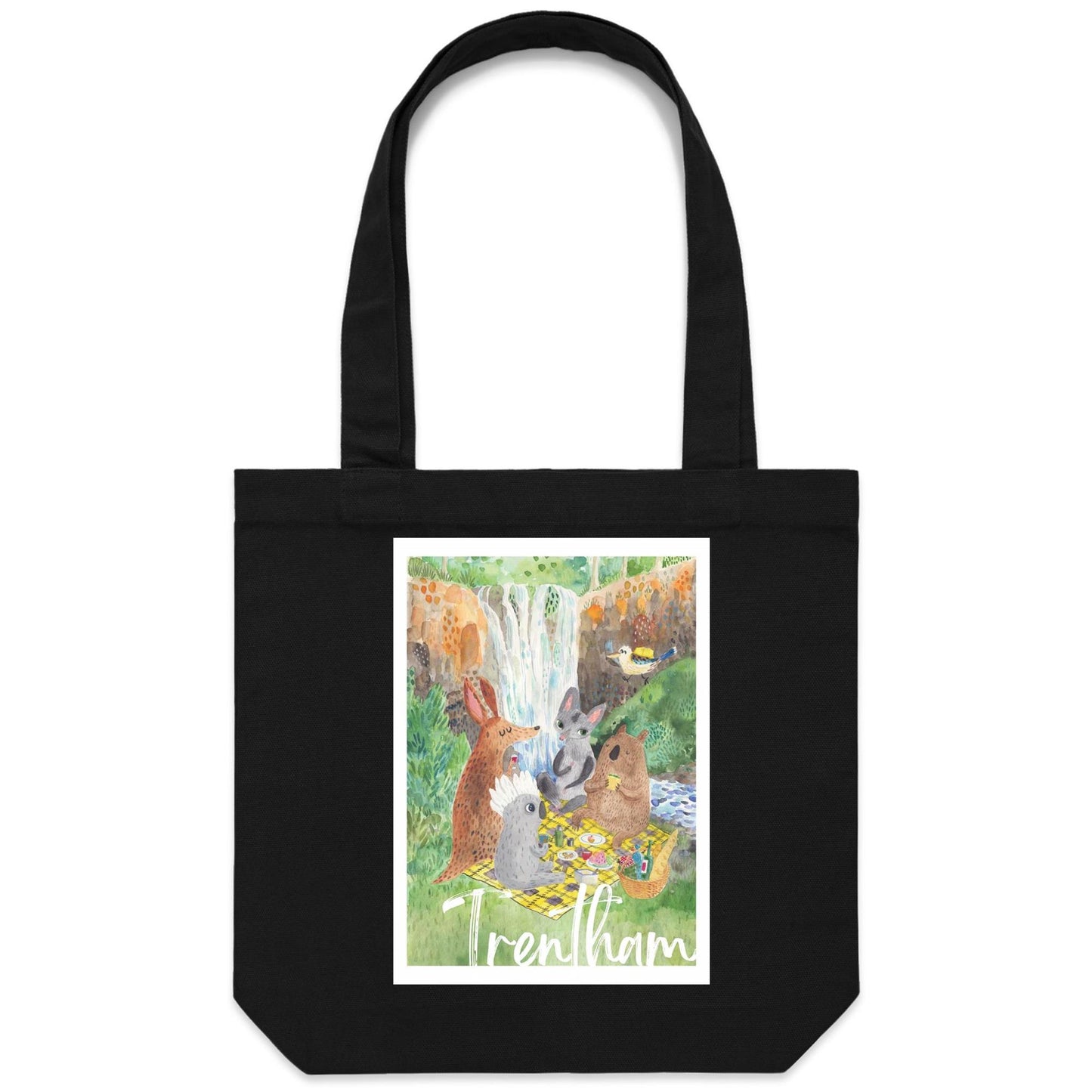 Picnic at Trentham Falls - Canvas Tote Bag