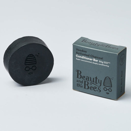 Beauty And The Bees Voodoo Activated Charcoal Conditioner Bar 50gm