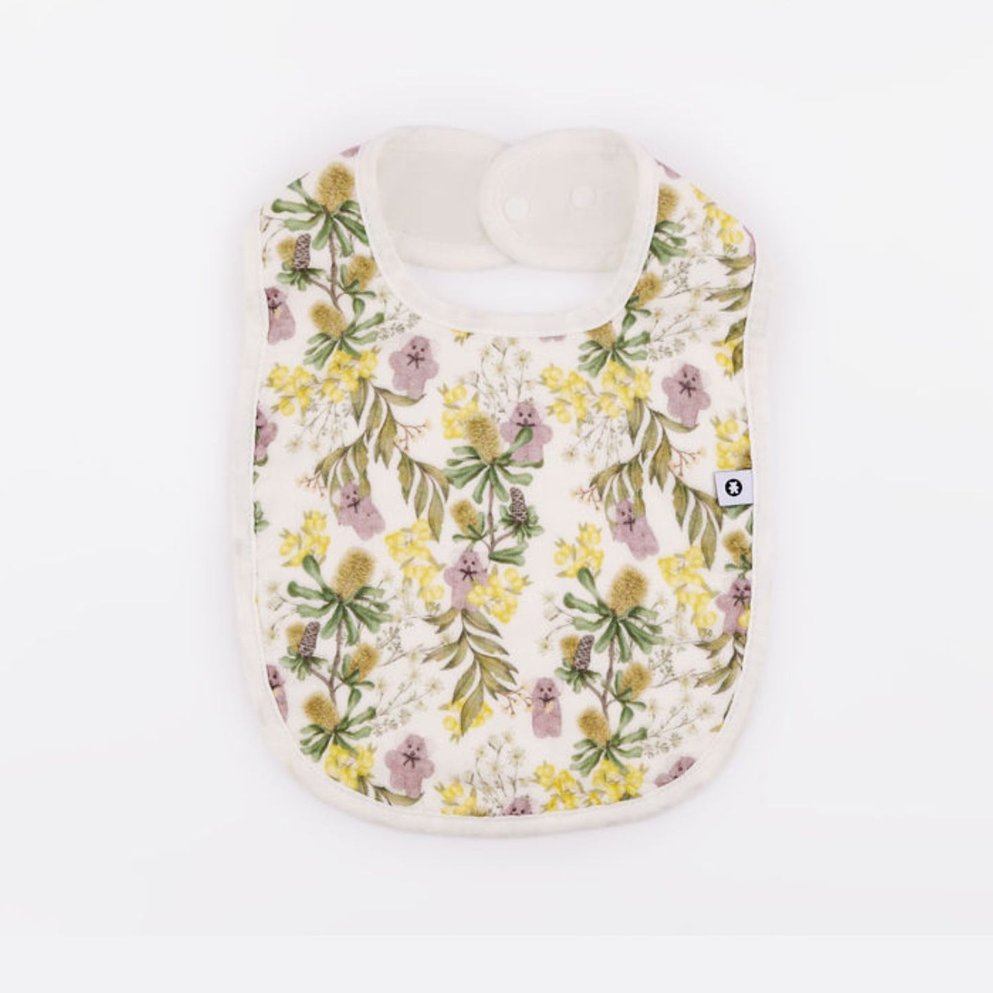 Flatout Bear Cotton Muslin Baby Bib