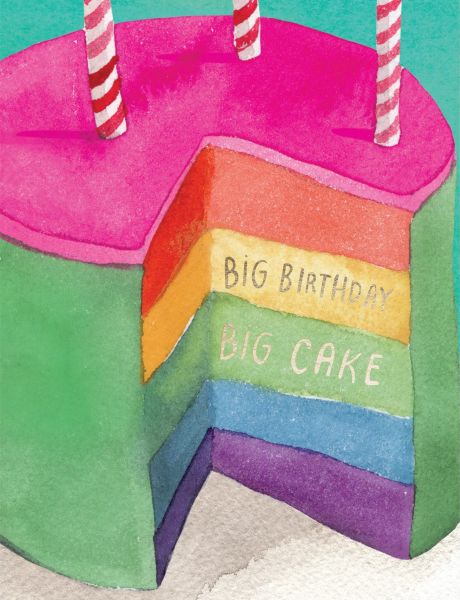 Big Cake Greeting Card