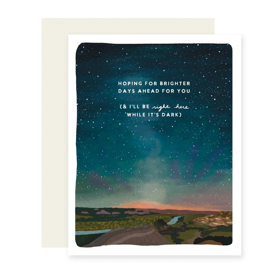 Hoping For Brighter Days Ahead Greeting Card